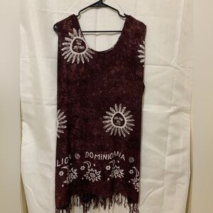 3/$28❤️tie dye print Dress or beach cover-up